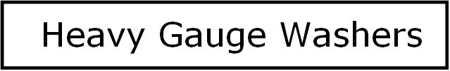 Heavy Gauge Washers
